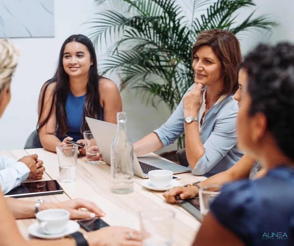 People in a meeting
